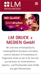 Mobile Screenshot of lmdruck.de